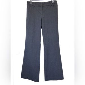 New York & Company Gray Pin-Stripe Wide Leg Pants (4)